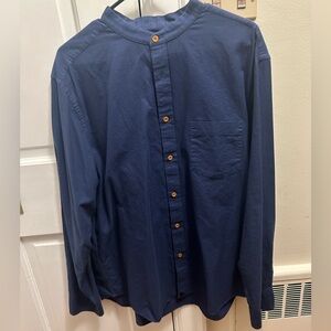 UNTUCKit Navy Casual Button-Down Shirt